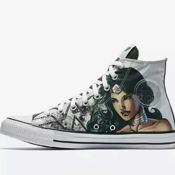 converse all star hi wonder woman sneaker dc comics